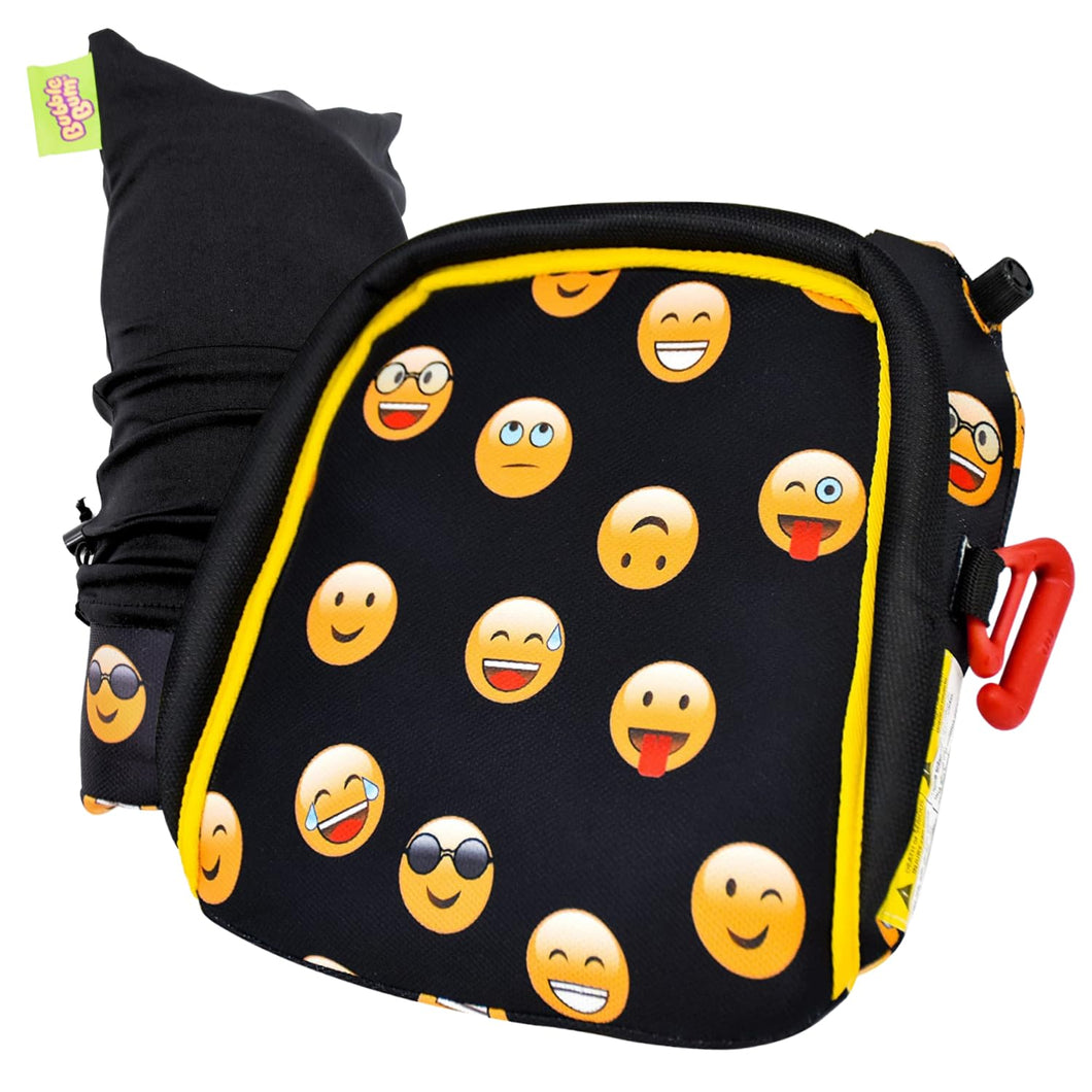 BubbleBum Inflatable Car Booster Seat - Travel Booster Seat - Emoji Style ✔️