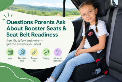 Questions Parents Ask Most About Booster Seats and Seat Belt Readiness
