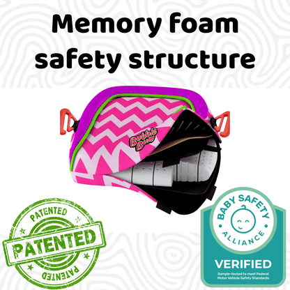 BubbleBum Inflatable Car Booster Seat - Travel Booster Seat - Pink Style ✔️