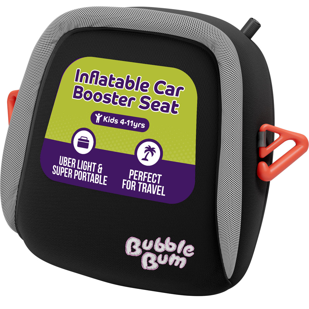BubbleBum Inflatable Car Booster Seat - Travel Booster Seat - Black Style ✔️