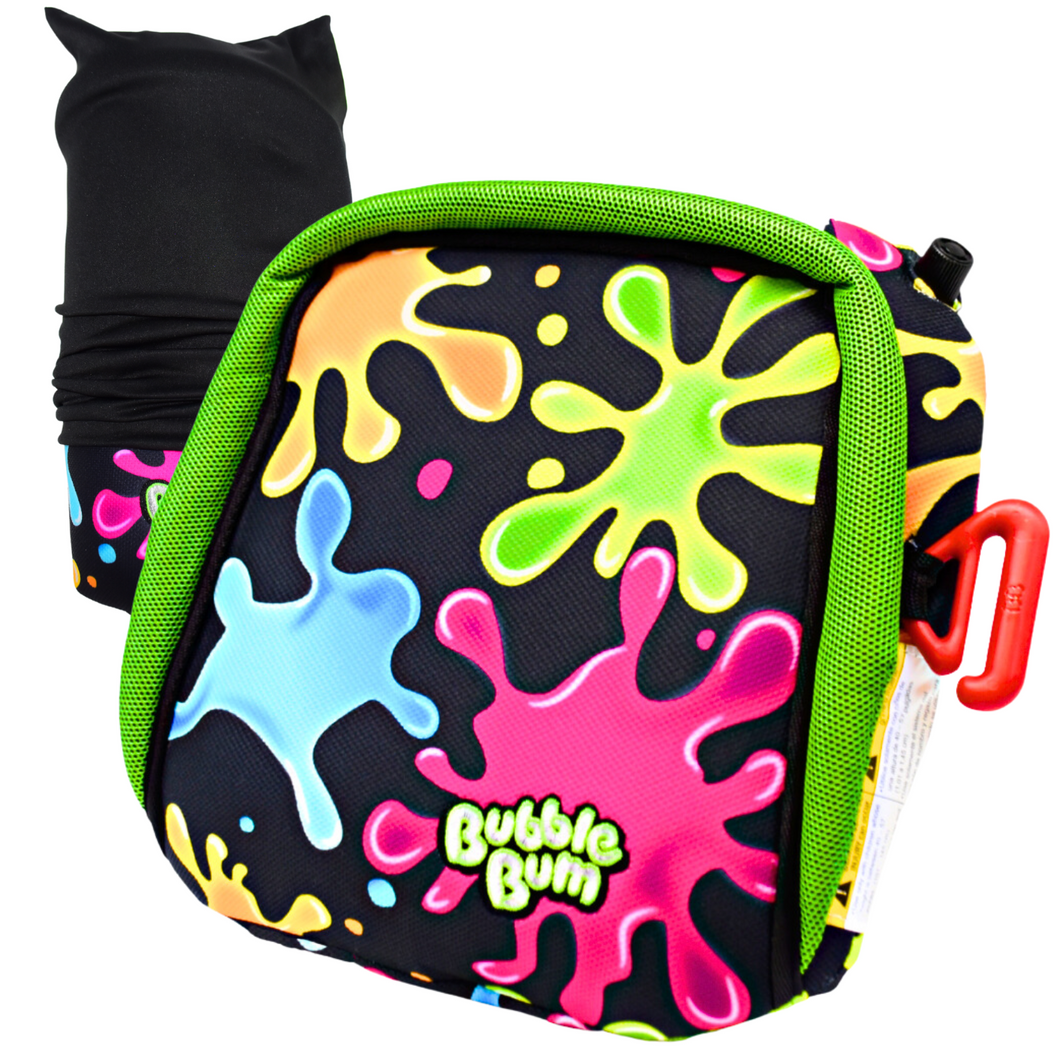 BubbleBum Inflatable Car Booster Seat - Travel Booster Seat - Slime Style ✔️